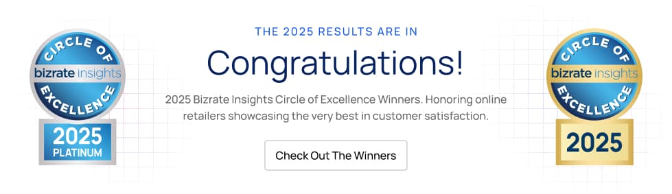 2025 Bizrate Insights Circle of Excellence Winners!