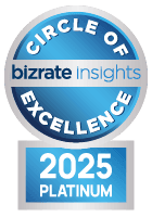 2025 Bizrate Insights Circle of Excellence Platinum Medal